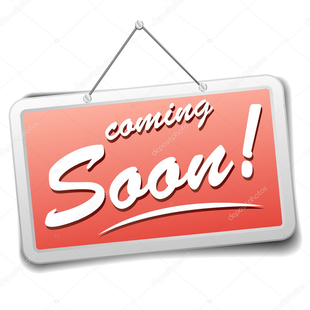 Detailed illustration of a red shop sign with information, eps10 vector