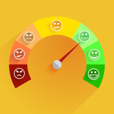 satisfaction meter clipart