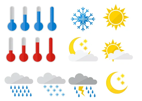 Weather Icons — Stock Vector
