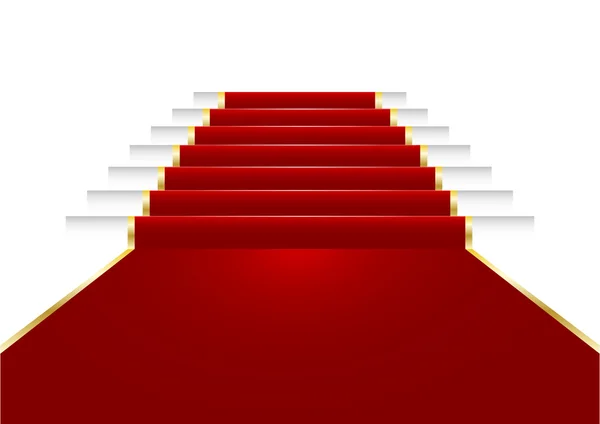 Alfombra roja — Vector de stock