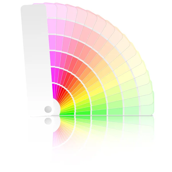 Color chart — Stock Vector