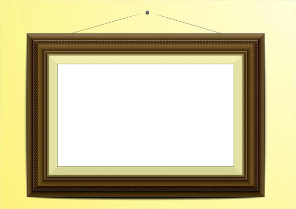 Wooden frame — Stock Vector