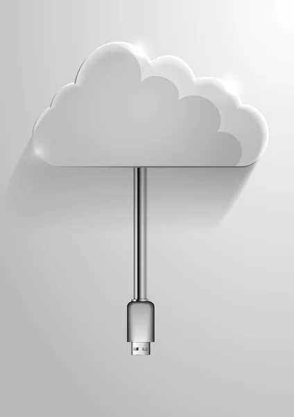 Cloud connect — Stock Vector