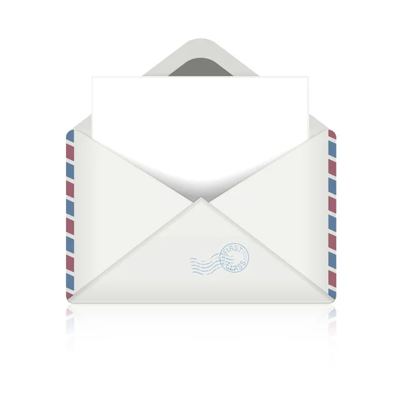 Enveloppe ouverte — Image vectorielle