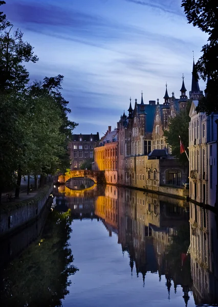 Старе місто Брюгге — стокове фото