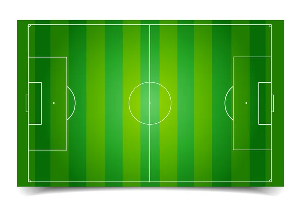 Campo de fútbol — Vector de stock