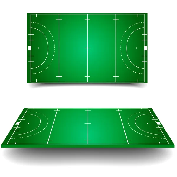 Terrain de hockey — Image vectorielle