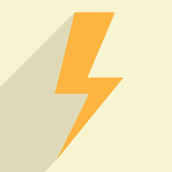 Lightning Bolt plat — Image vectorielle