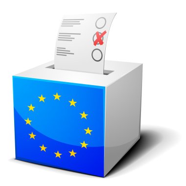 ballot box EU clipart