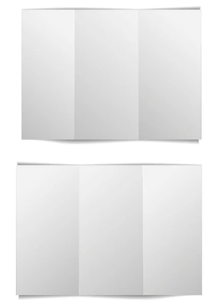 Modèle de brochure triple — Image vectorielle