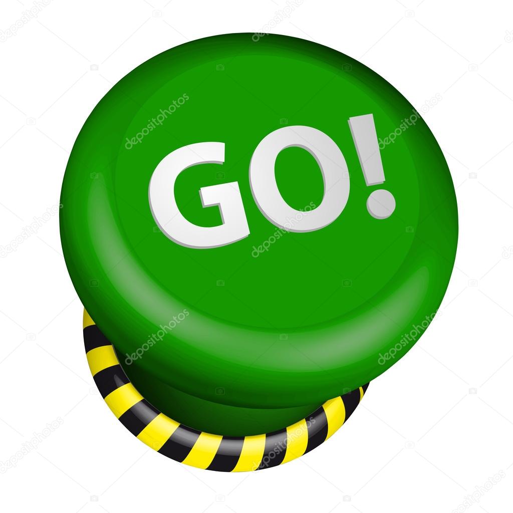 GO Button Royalty Free Stock Image - Image: 8758686