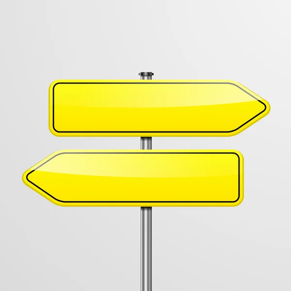 Roadsigns directions — Stock Vector