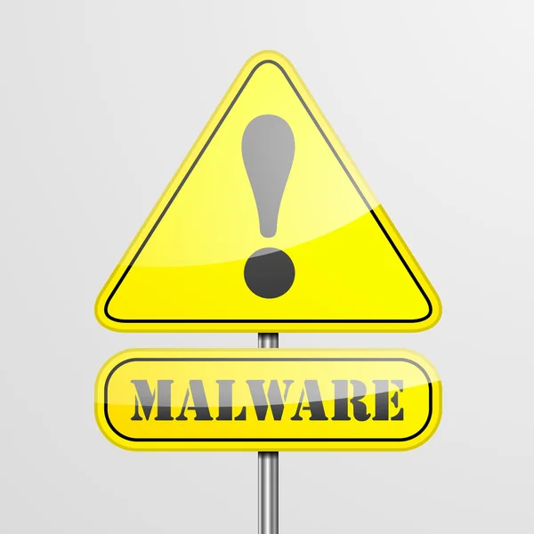 Bord malware — Stockvector