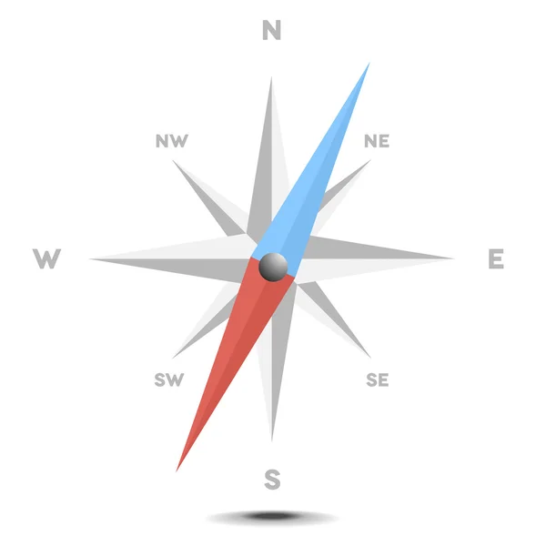 Kompass ros — Stock vektor