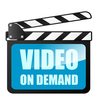 video on demand clipart