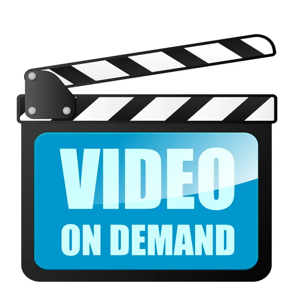 Vídeo bajo demanda — Vector de stock