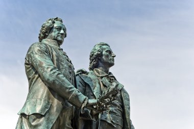 Goethe and Schiller Monument clipart