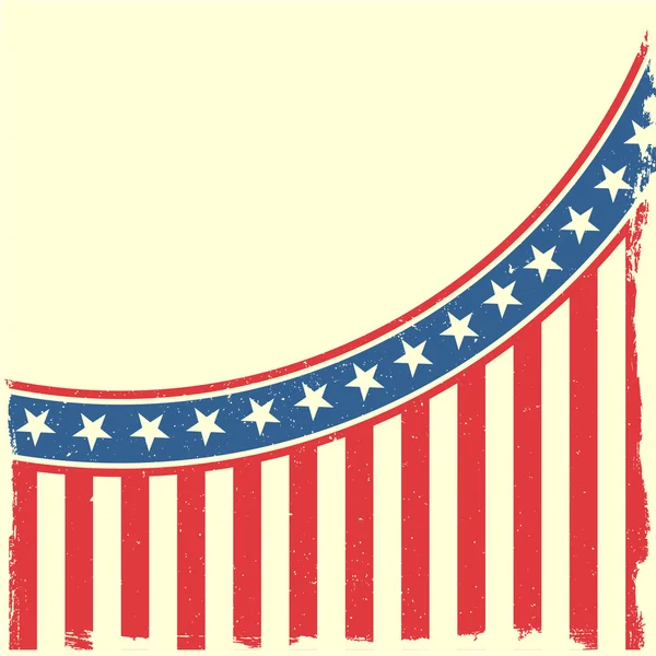 Grungy patriotiska bakgrund — Stock vektor