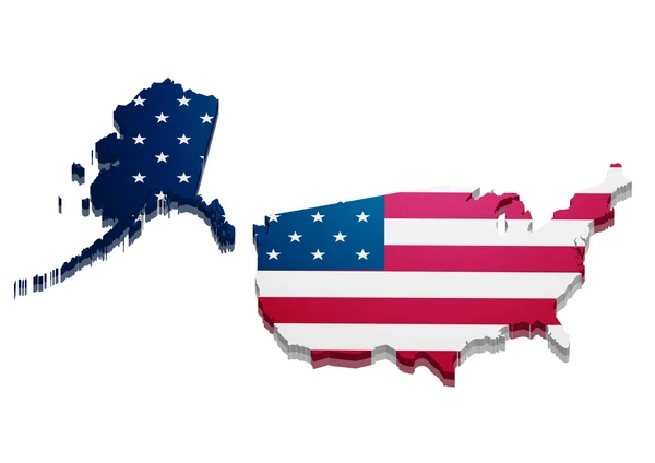 Χάρτης των ΗΠΑ — Διανυσματικό Αρχείο