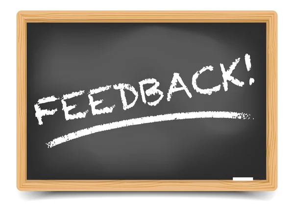 Blackboard Feedback — Stock vektor