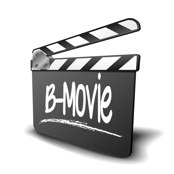 Clapper kurulu b-film — Stok Vektör