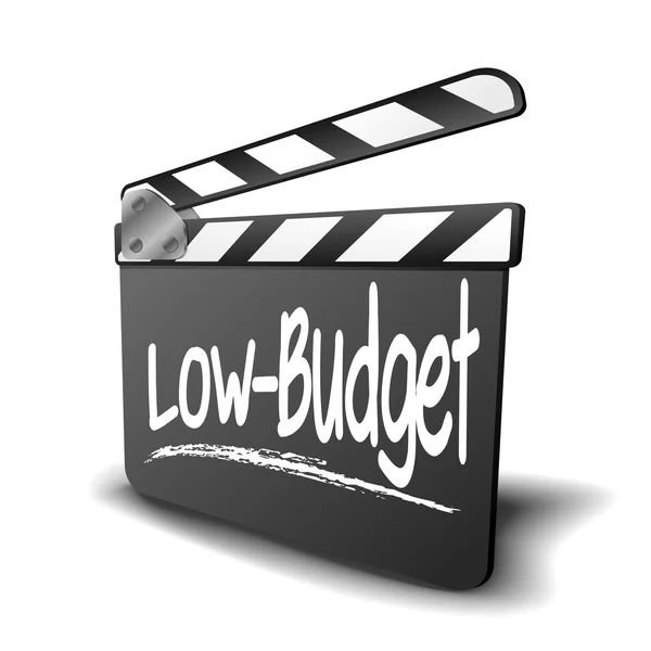 Clapper Board Faible budget — Image vectorielle