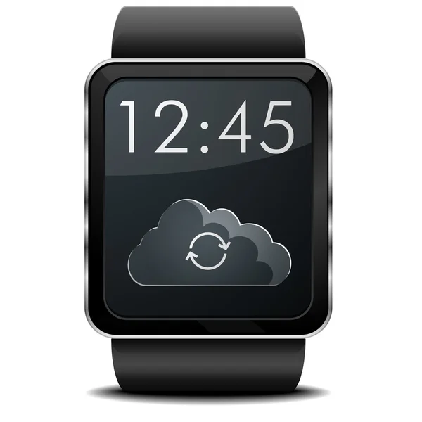 Sincronizzazione smartwatch — Vettoriale Stock