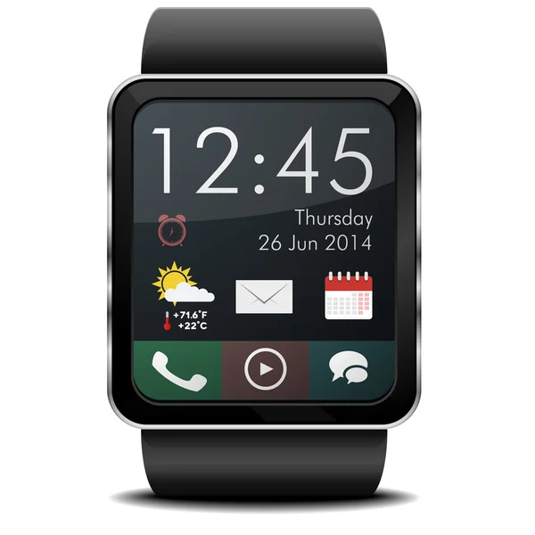 Smartwatch nach Hause — Stockvektor
