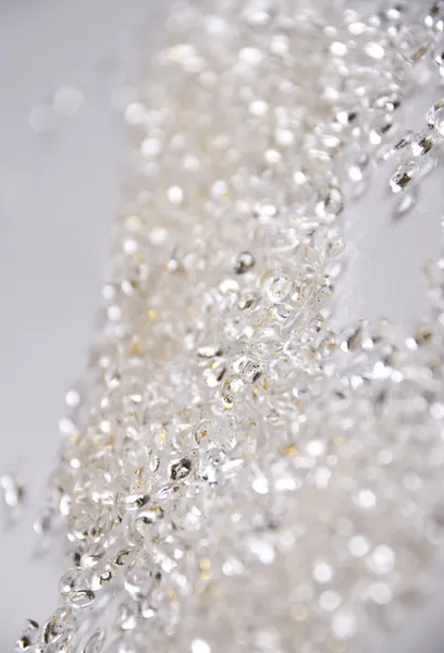 Fond paillettes argent Photo De Stock