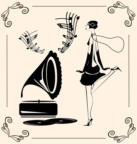 蓄音機ストックベクター ロイヤリティフリー蓄音機イラスト Depositphotos