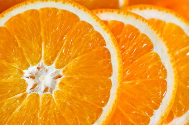 Makro görünümü Orange