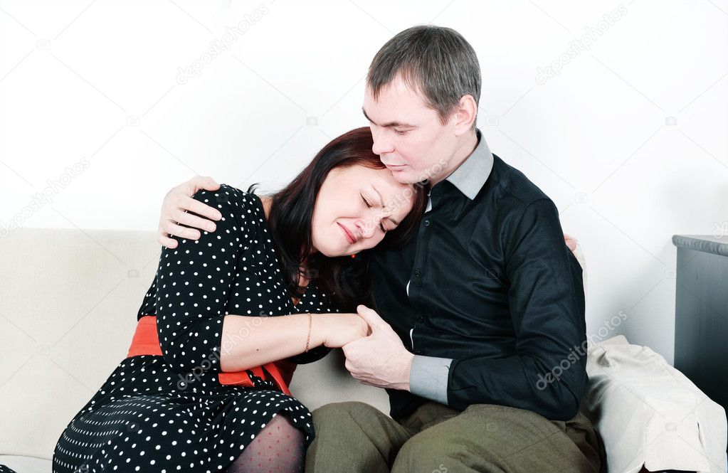 Man Comforting Woman Man Comforting Woman