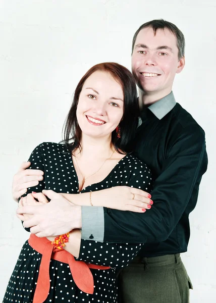 Happy smiling couple — Stock Photo, Image