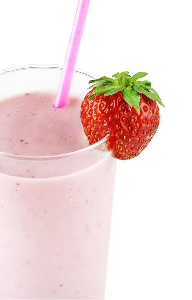 Strawberry tej smoothie — Stock Fotó