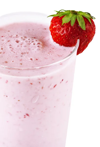 Strawberry milk smoothie — Stock Photo, Image