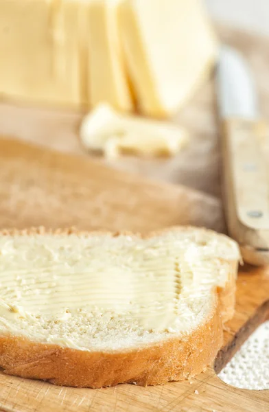 Kanapka z masłem — Zdjęcie stockowe