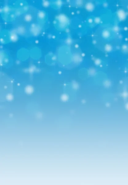 Abstract blurred snow bokeh background — Stock Photo, Image