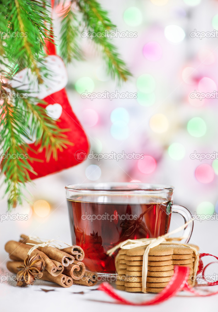 Christmas tea and cookies