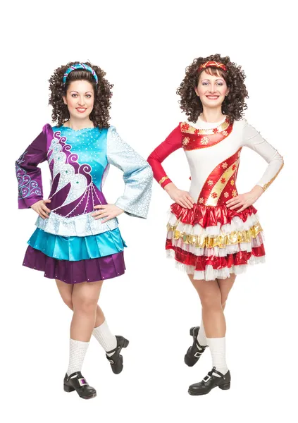 Irish dancers in hard shoes — Stock Photo, Image