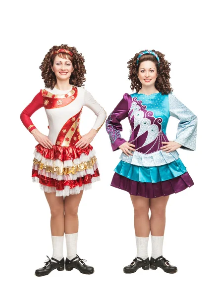 Irish dancers in hard shoes — Stock Photo, Image