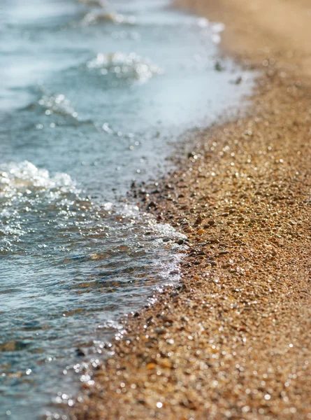 Línea costera y agua de mar — Foto de Stock