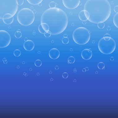 sabun köpükleri mavi arkaplanda
