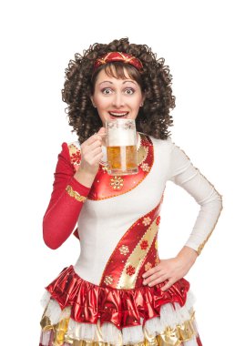 bira içme mutlu İrlandalı dansçı