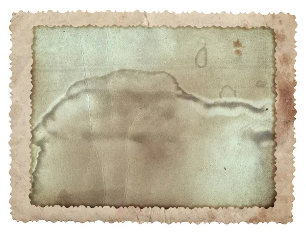 古いヴィンテージラフテクスチャ汚れや傷の背景が隔離されたレトロな紙 — ストック写真