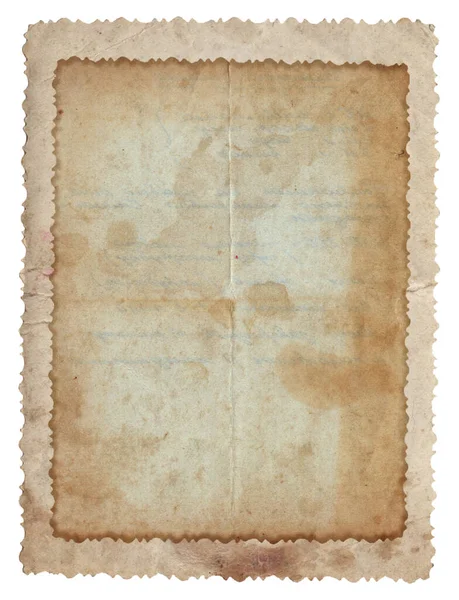 Old Vintage Rough Texture Retro Paper Stains Scratches Background Isolated — Stock Photo, Image