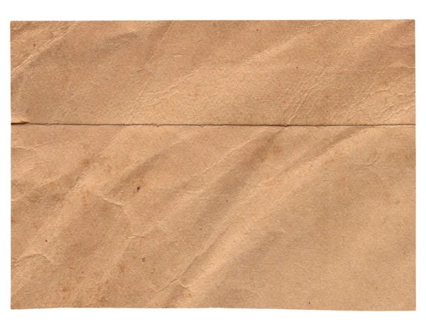 Старая Текстура Бумаги Пятнами Царапинами Изолированы — стоковое фото