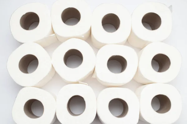 Рулони Тла Туалетного Паперу — стокове фото