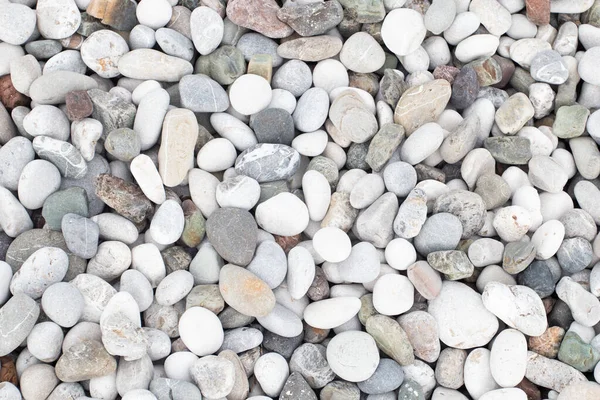 Background of sea stones. Pebble beach — Stock Photo, Image