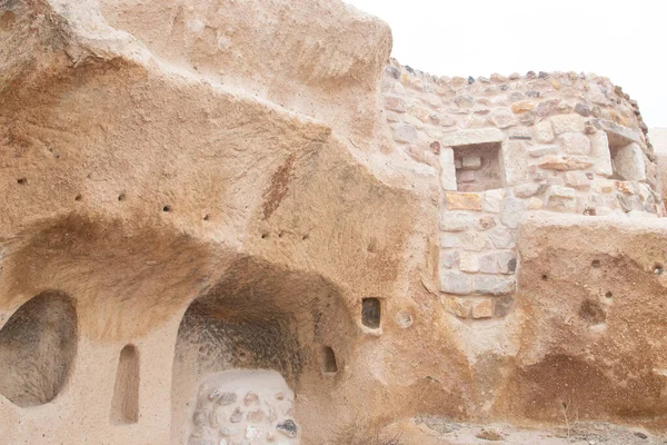 Kasteel Uchisar Cappadocië Turkije — Stockfoto