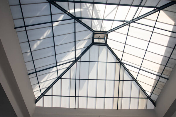 Interior photo of modern building atrium